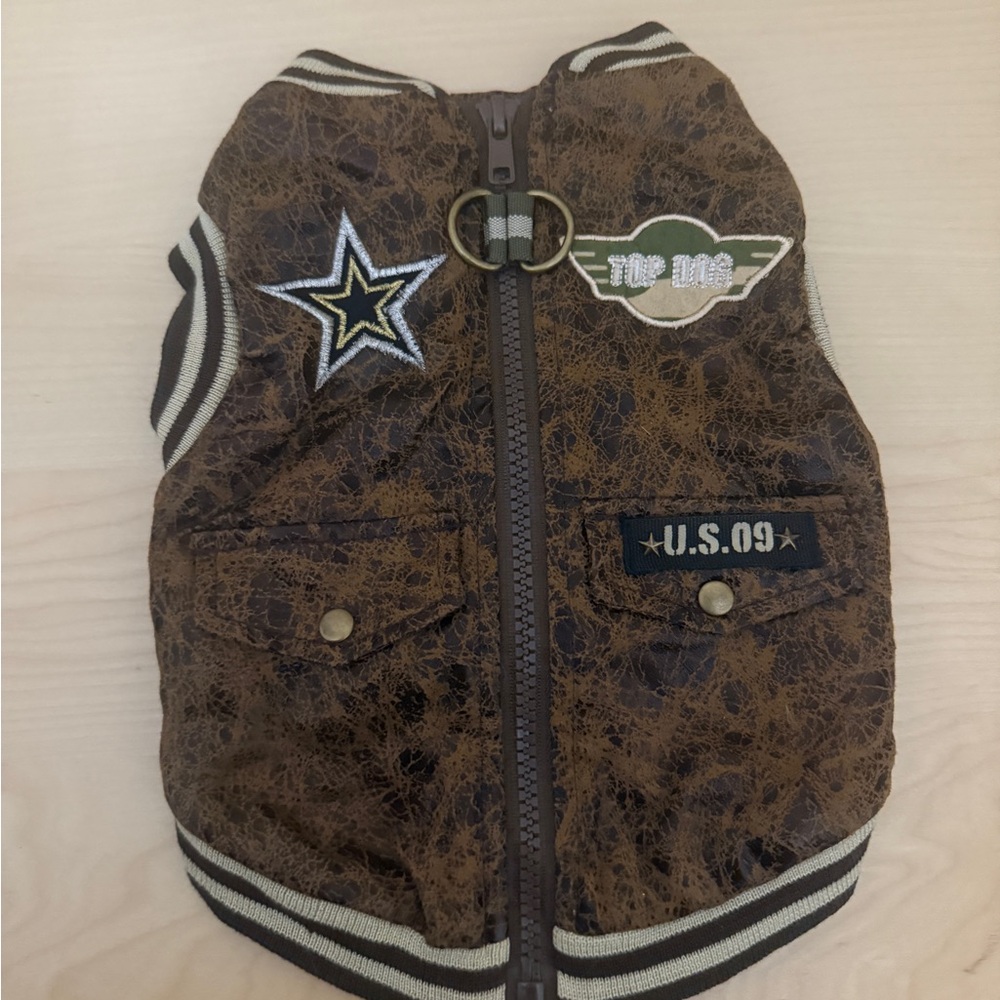 Small Dog Top Gun / Fighter Pilot Vest / Jacket